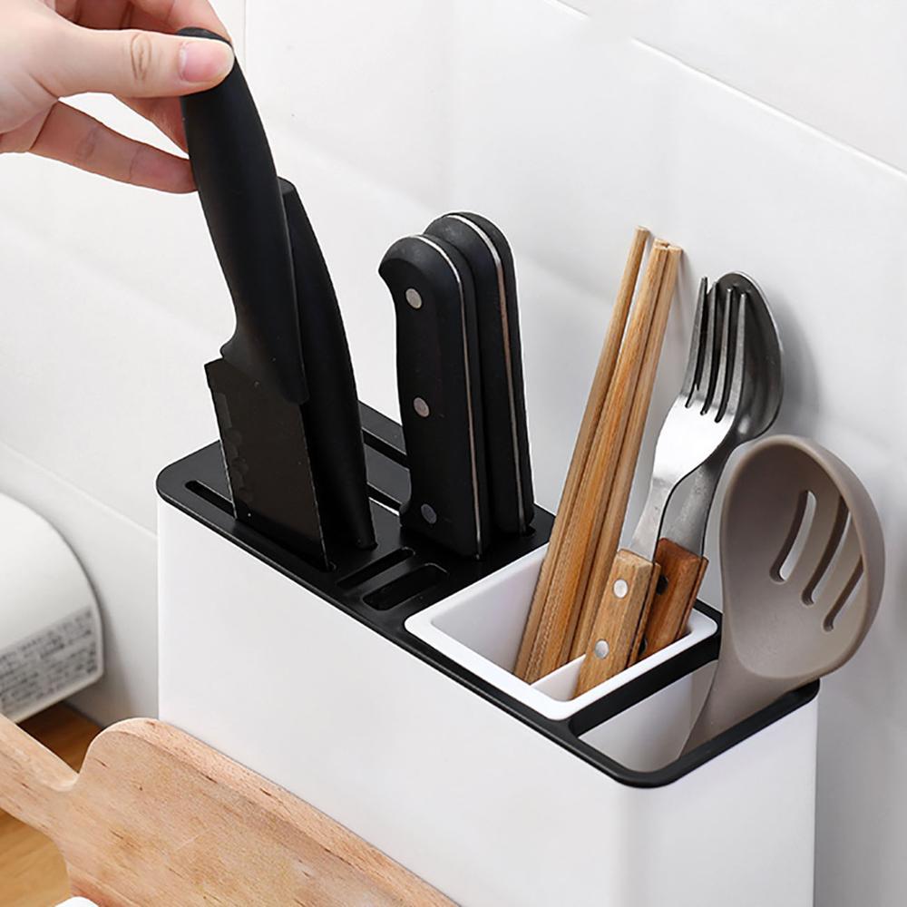 Smart Kitchen Tableware And Knife Storage Rack For Clutter-Free Cooking