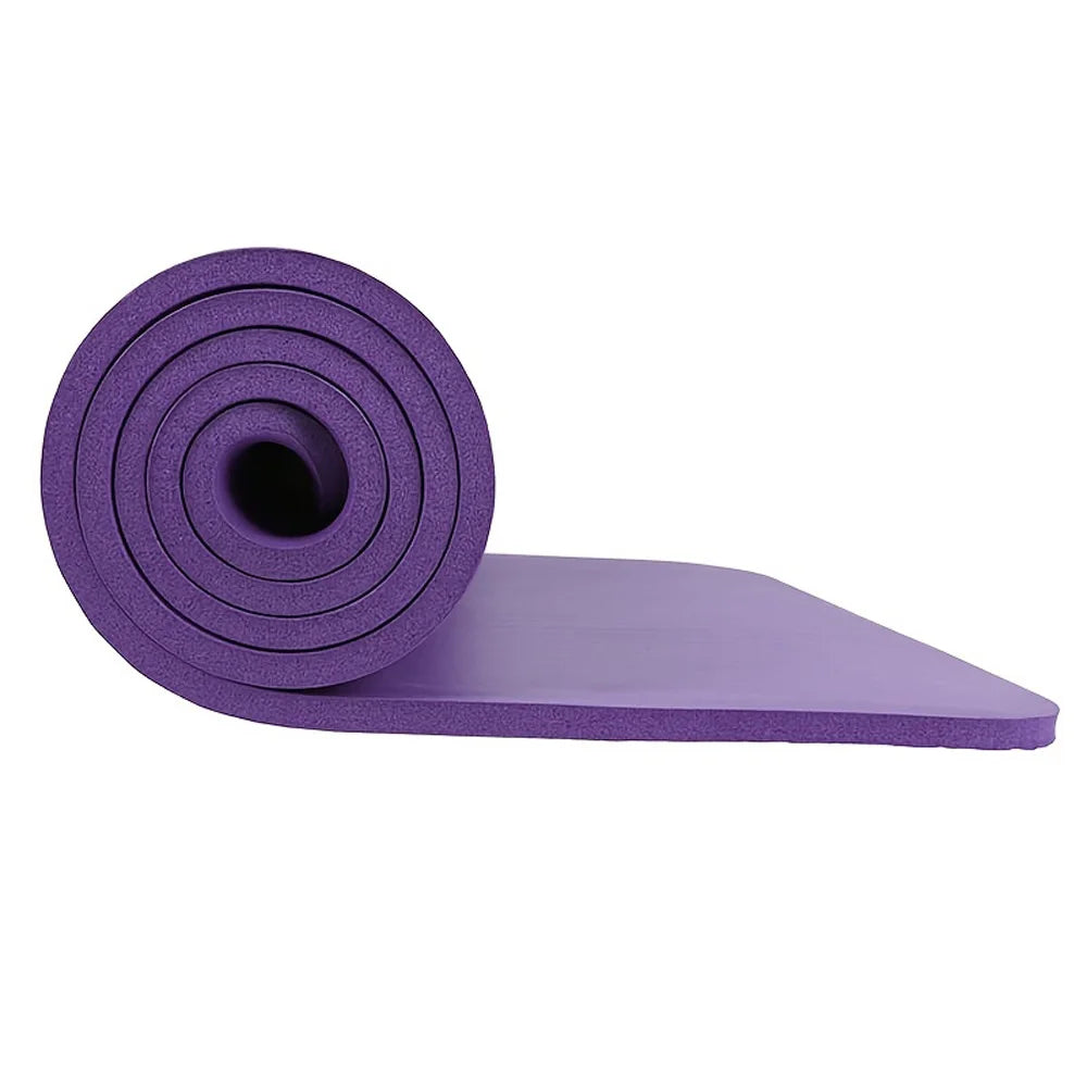 High-Quality Anti-Slip Yoga Mat – 15mm Extra Thick NBR Foam