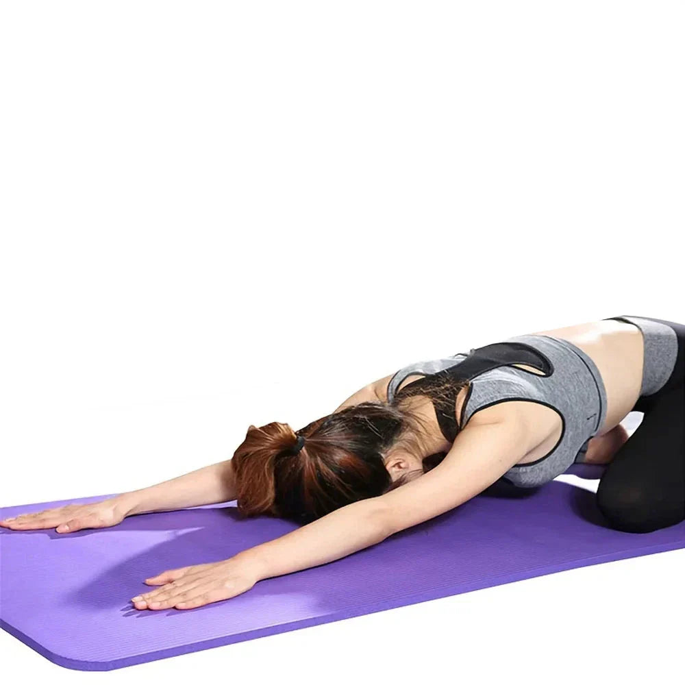 High-Quality Anti-Slip Yoga Mat – 15mm Extra Thick NBR Foam