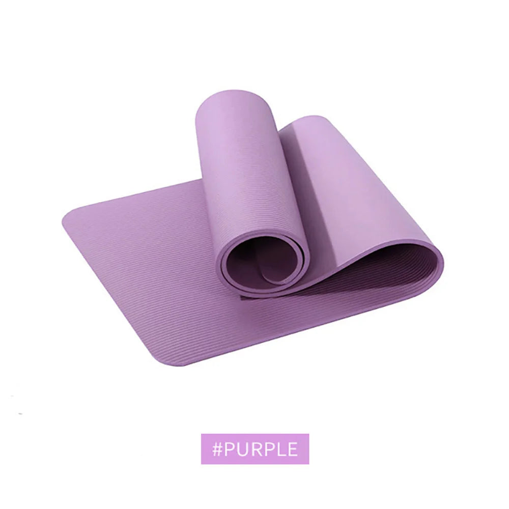 High-Quality Anti-Slip Yoga Mat – 15mm Extra Thick NBR Foam