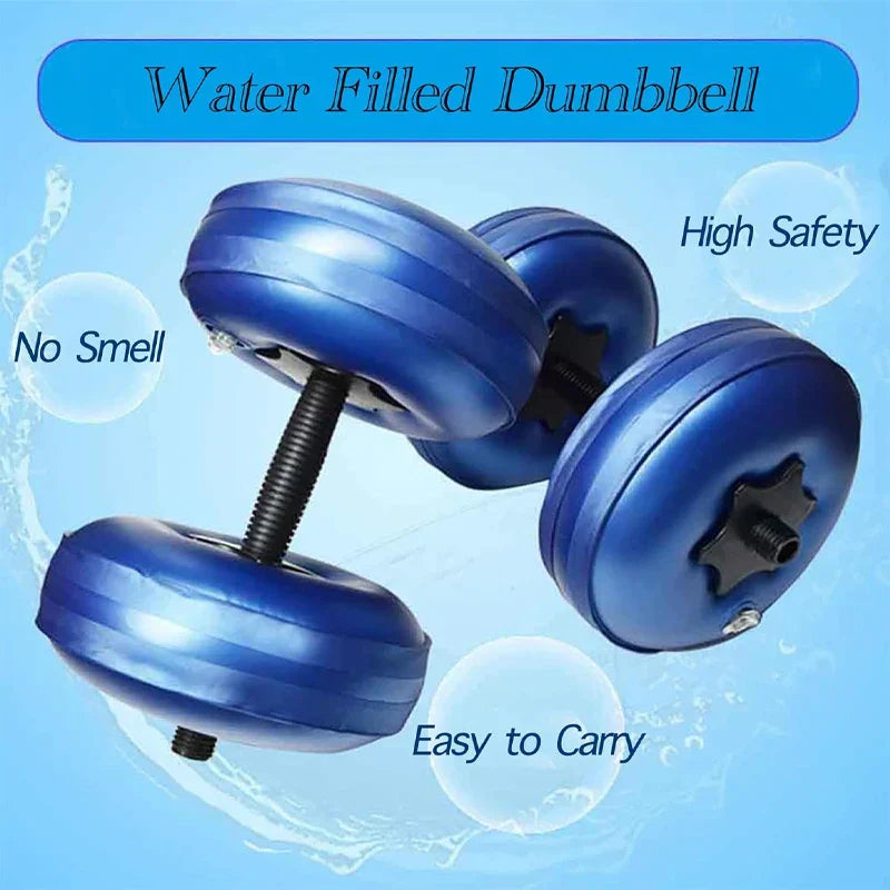 Adjustable Water-Filled Dumbbell Set – 8–10kg