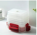 5 Pack Stackable Food Storage Containers Airtight & Leakproof Set Snap Lock Lids