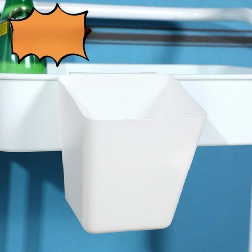 3 Tier Clear Storage Cart with Wheels - Multifunctional Rolling