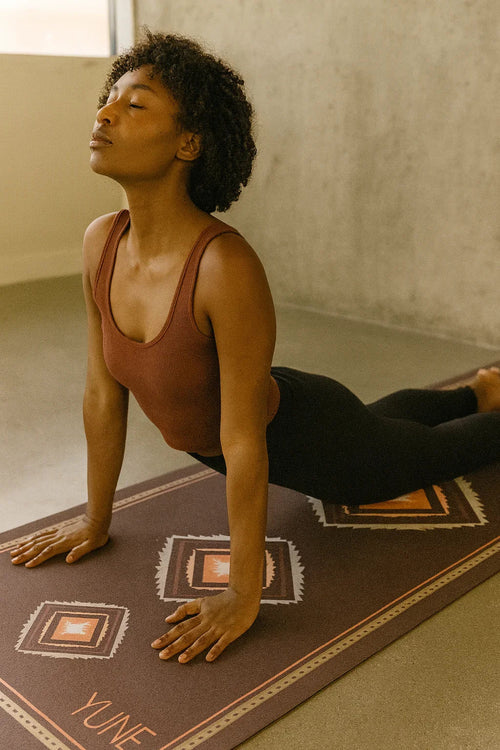 Betty Yoga Mat – Non-Slip Cushioned Support with Cactus Print