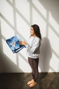 Foldable Suede Yoga Mat – Lightweight & Travel-Friendly