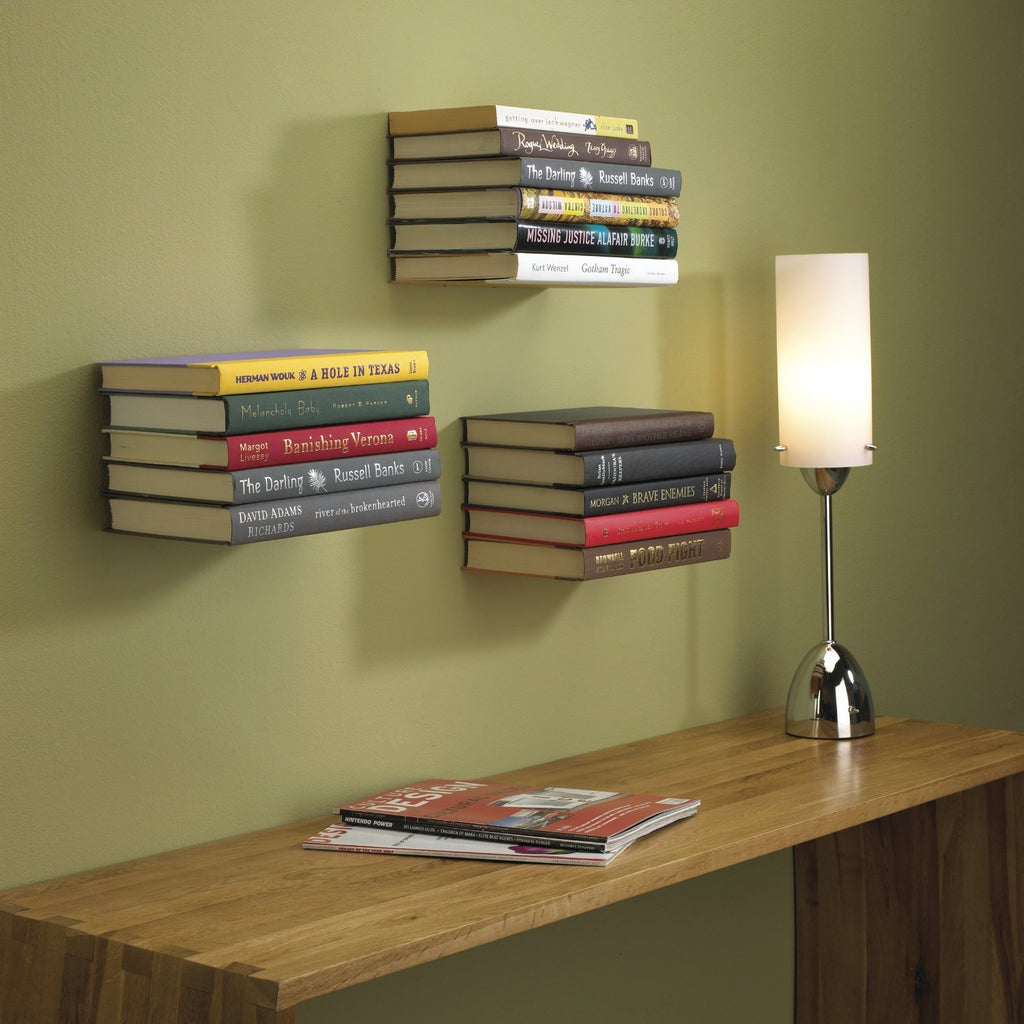 Conceal Floating Metal Bookshelf