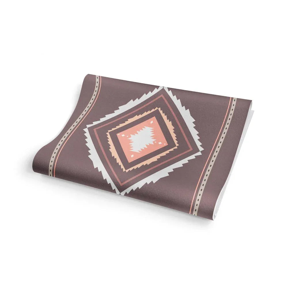 Betty Yoga Mat – Non-Slip Cushioned Support with Cactus Print
