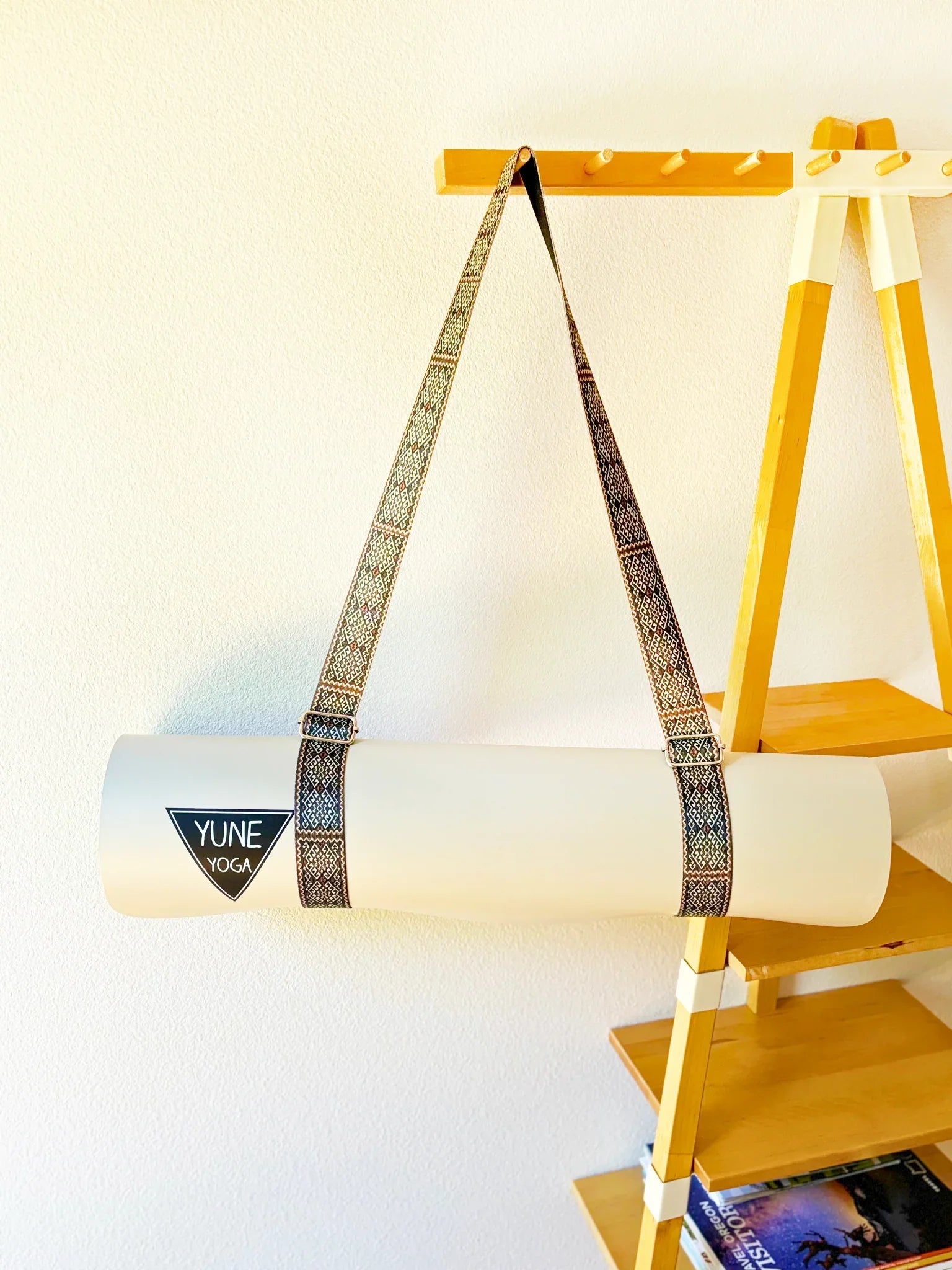 Moab Rocks Yoga Strap – Organic Cotton with Metal Buckles
