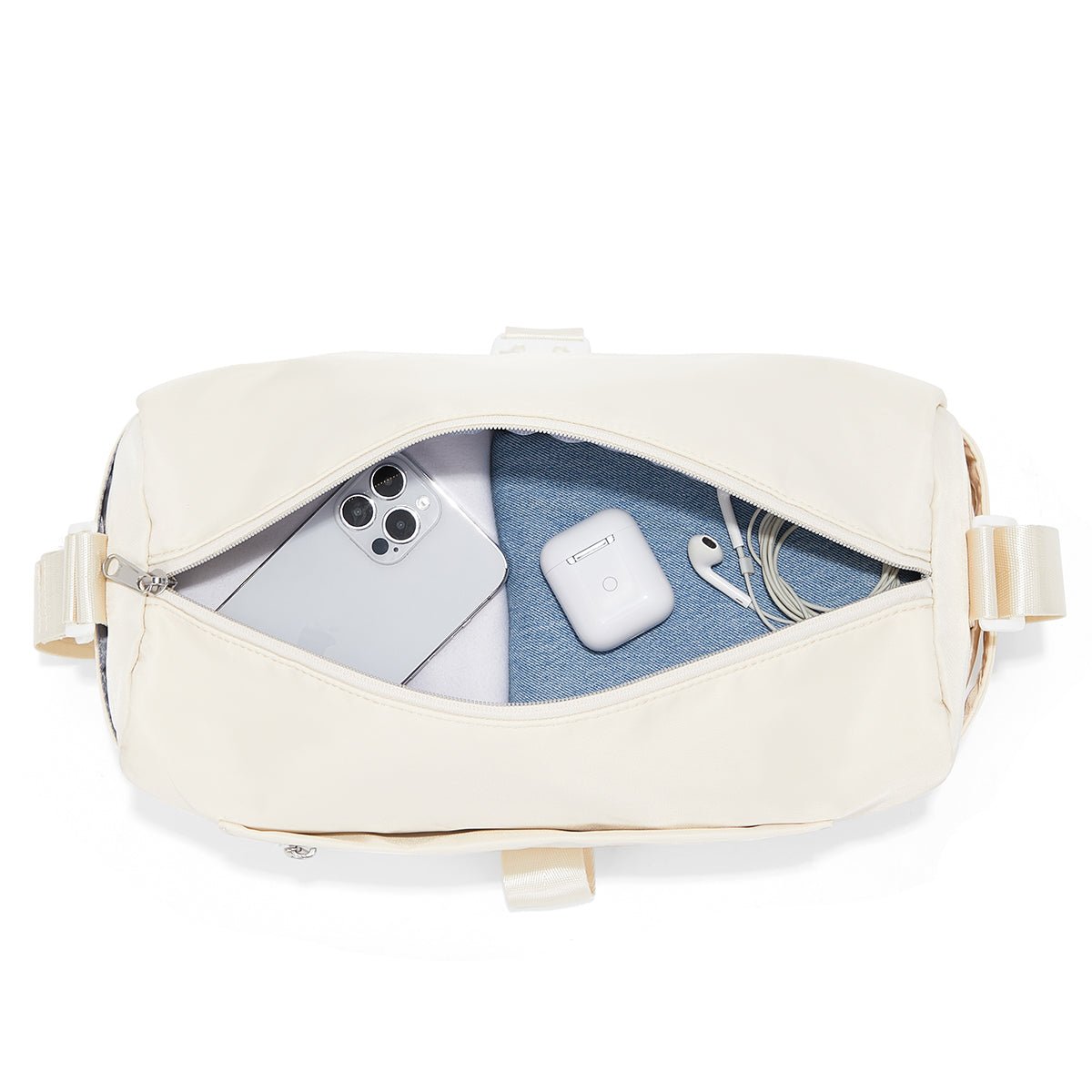 Spacious Sports Crossbody Gym Bag – Multi-Pocket Design